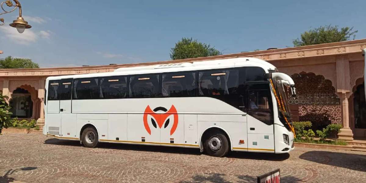 Luxury Volvo Bus Hire in Jaipur – Premium Group Travel Redefined