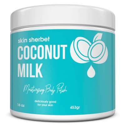 Skin Sherbet Coconut Milk Body Polish Salt Scrub – 16oz Profile Picture