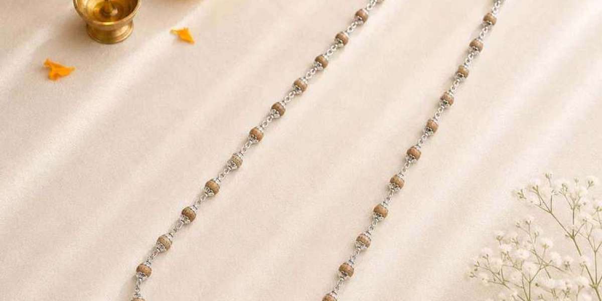 Tulsi Mala Silver Capped