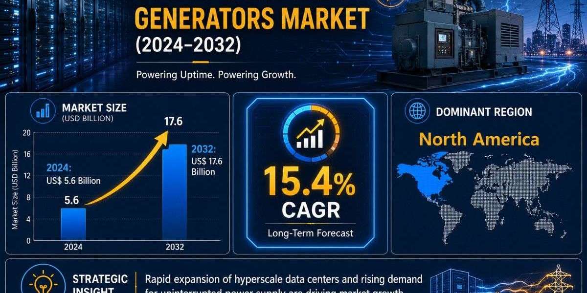 Data Center Generators Market Growth to Reach US$ 17.6 Billion by 2032 as AI Workloads Rise