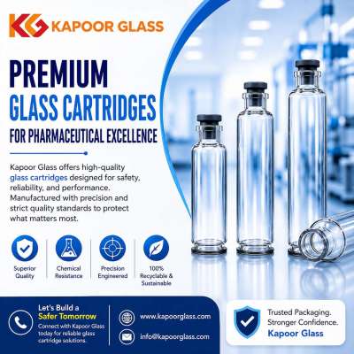 Leading Glass Cartridges Manufacturing Solutions | Kapoor Glass Profile Picture
