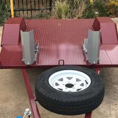 Buy 7×4 Motorbike Carrier Trailer for Smooth Towing– Single Axle Trailer Profile Picture
