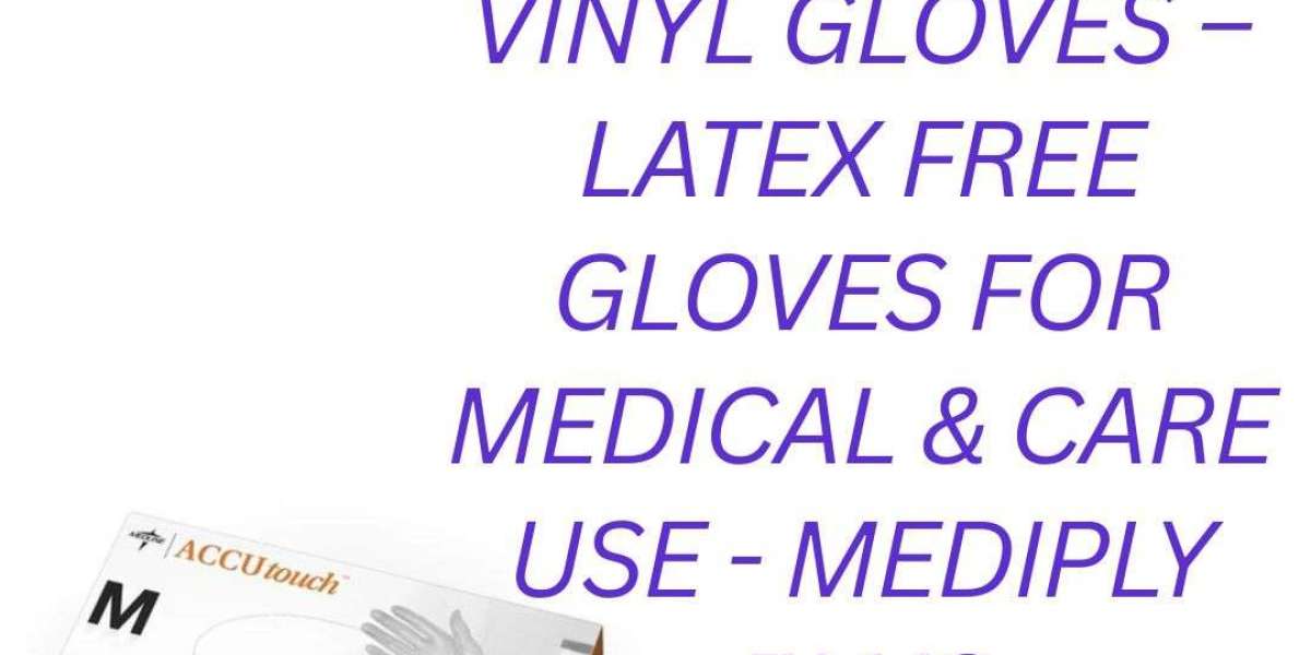 Disposable Vinyl Gloves – Latex Free Gloves for Medical & Care Use - Mediply Plus