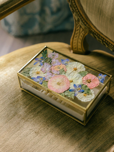 Pressed Flower Jewelry Box | Stag Ridge Mercantile