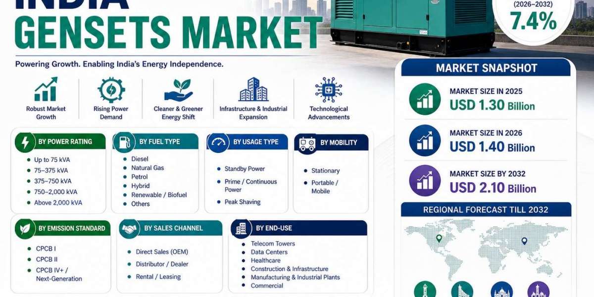 India Gensets Market: Growth, Power Backup Demand, and Future Outlook