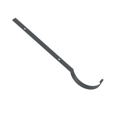 Aluminium Half Round Rafter Bracket Profile Picture