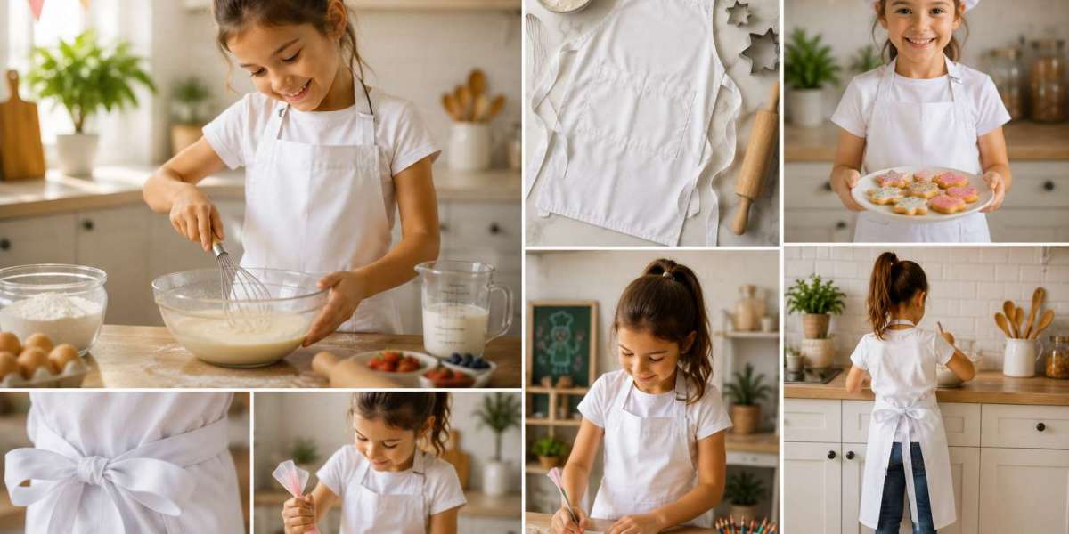 Why Is a Kids White Apron a Great Choice for Young Cooks?