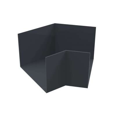 Aluminium Box Gutter – 135° Internal Corner Profile Picture