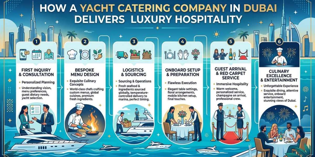 How a Yacht Catering Company in Dubai Delivers Luxury Hospitality