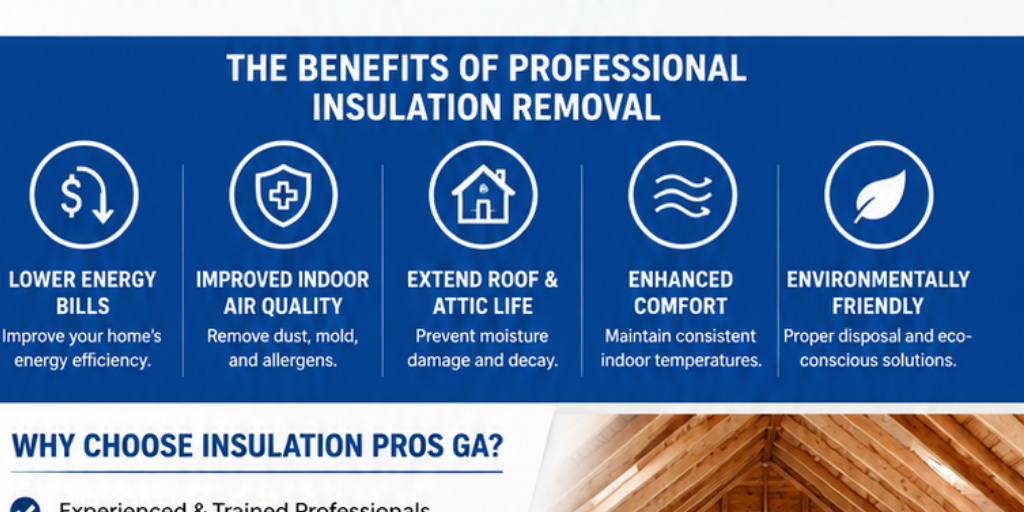 Why Professional Insulation Removal Matters in Alpharetta by Insulation Pros of Georgia - Infogram