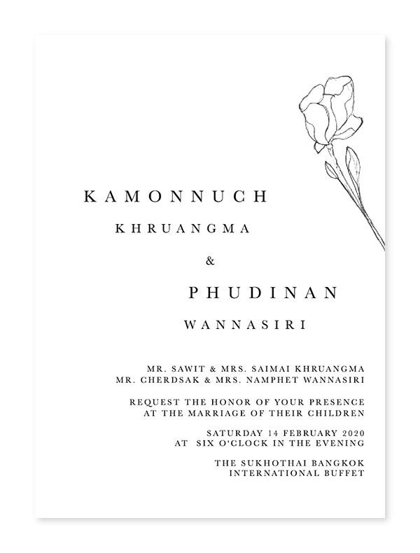 ทำการ์ดแต่งงาน ให้สวยในแบบของตัวเองได้ง่ายๆแล้ววันนี้ | ออนไลน์ พิมพ์ดีที่สุด