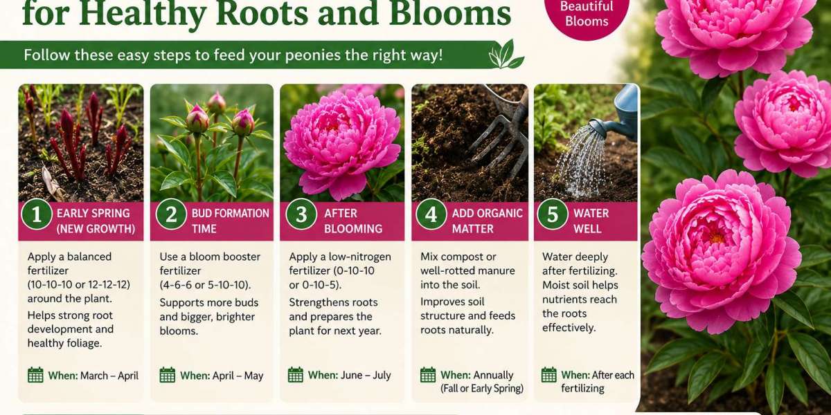 Fertilizer for Peonies: Steps for Healthy Roots and Blooms
