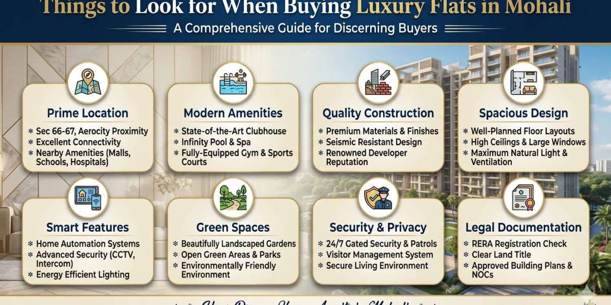 Things to Look for When Buying Luxury Flats in Mohali