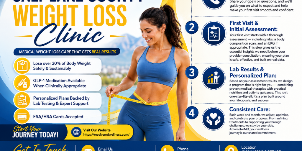 Salt Lake County Weight Loss Clinic by ResolveMD Health & Wellness - Infogram