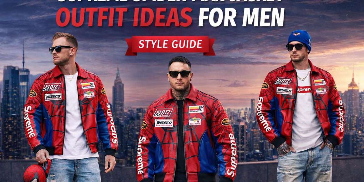 Supreme Spider Man Leather Jacket: A Bold Fusion of Streetwear and Superhero Style