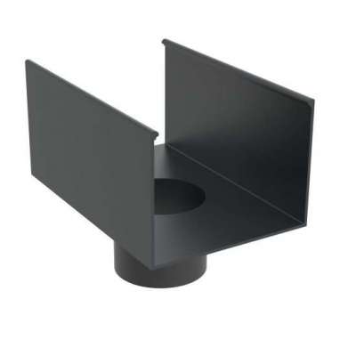 Aluminium Box Gutter – Round Outlet Profile Picture