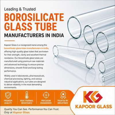 Leading Borosilicate Glass Tube Manufacturers in India | Kapoor Glass Profile Picture