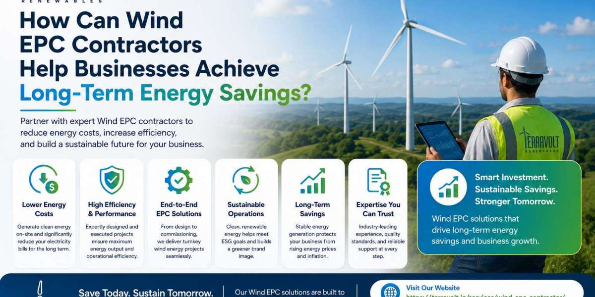 How Can Wind EPC Contractors Help Businesses Achieve Long-Term Energy Savings?