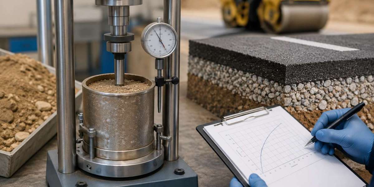 How Do Engineers Calculate CBR (California Bearing Ratio) for Road Base Materials?