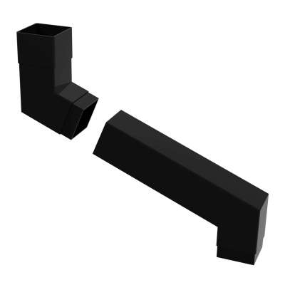 Aluminium Box Downpipe – Adjustable Offset Profile Picture
