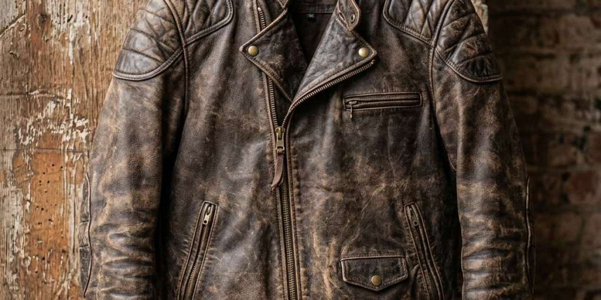 Distressed Leather Jacket: Rugged Style Guide