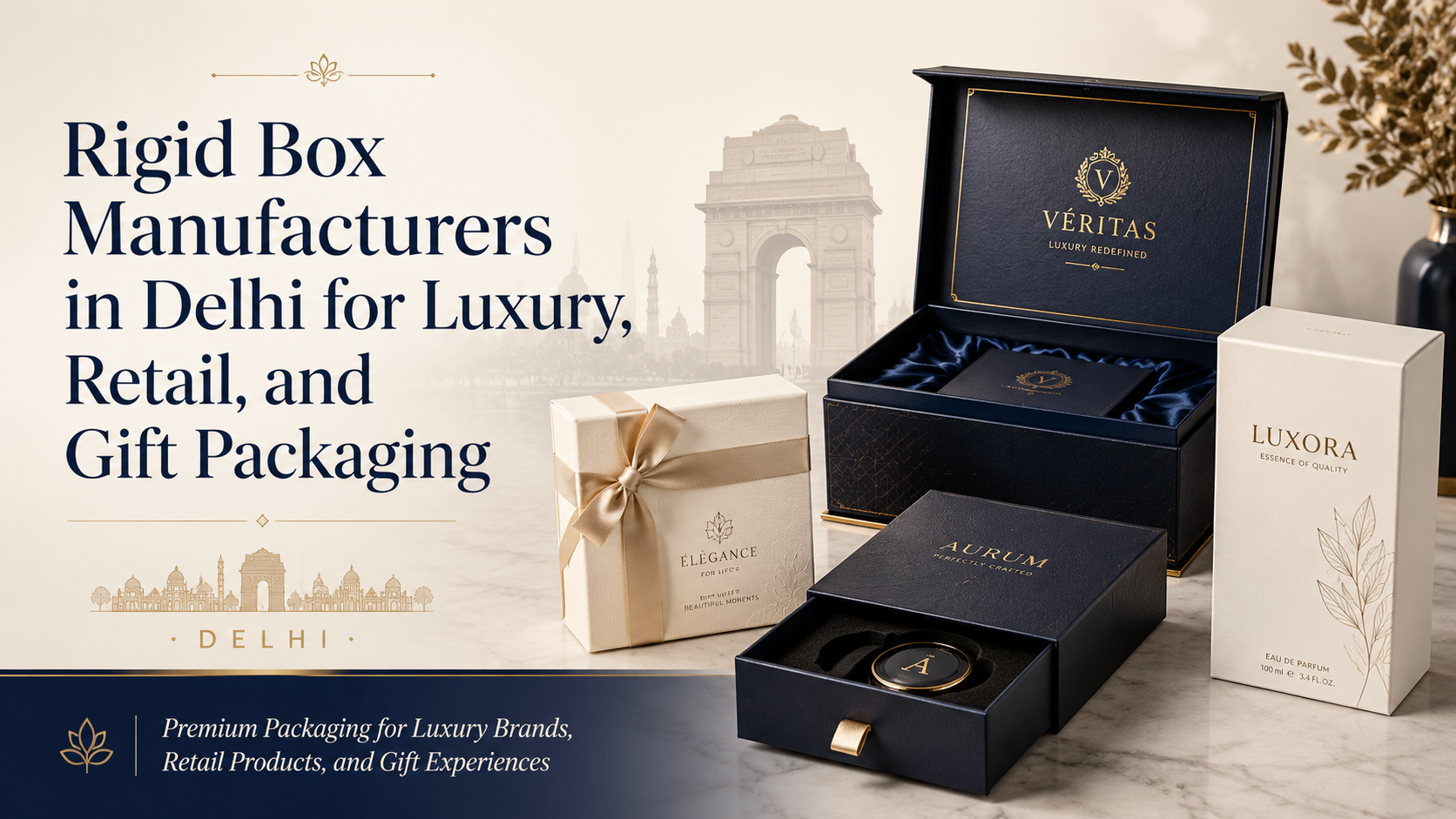 Rigid Box Manufacturers in Delhi for Luxury, Retail, and Gift Packaging – studiofyul