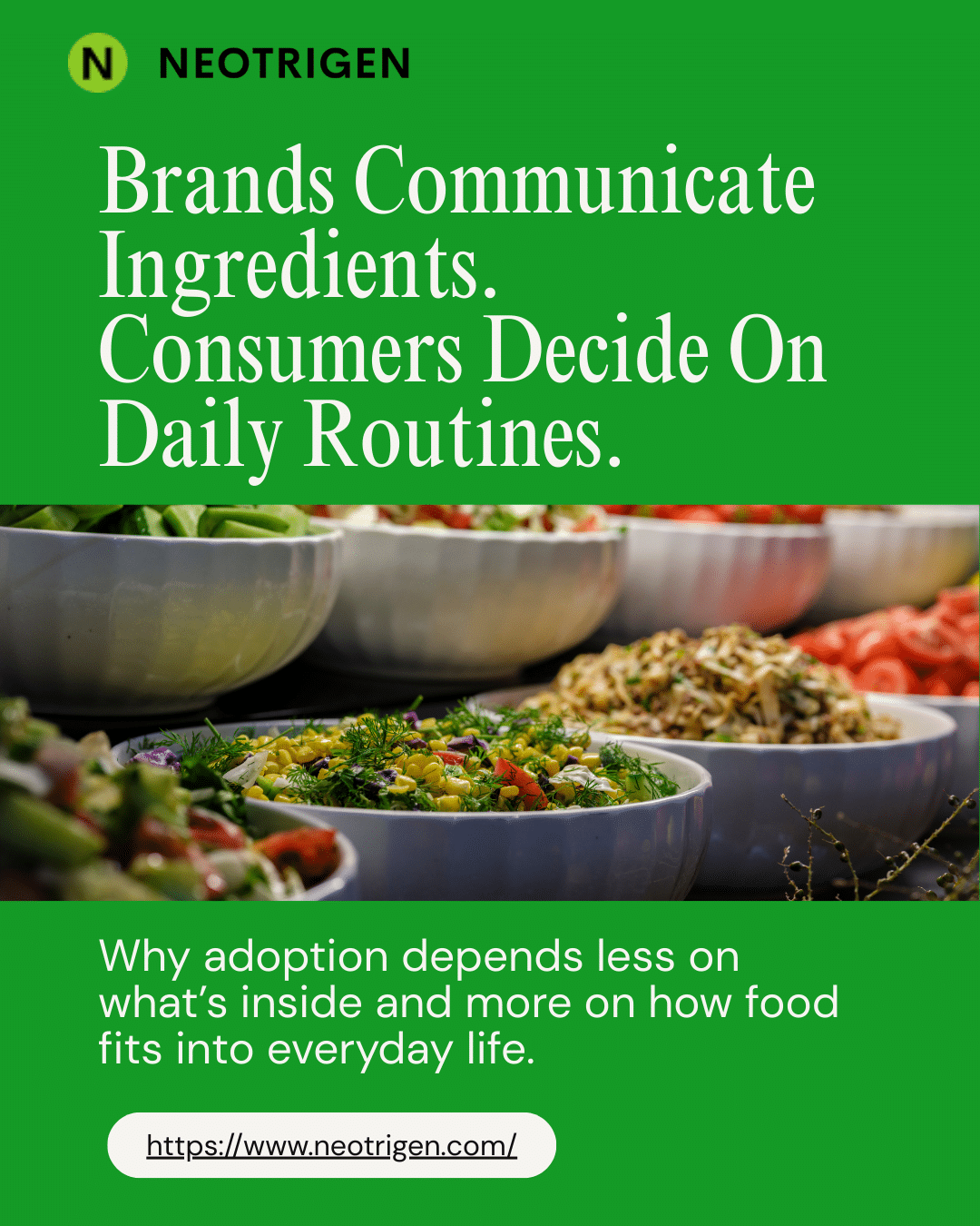 Brands Communicate Ingredients. Consumers Decide On Daily Routines - Neotrigen