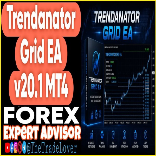 Trendanator Grid EA v20.1 MT4 (Works on Build 1471) | Forex Robot | MT4 Expert Advisor - The Trade Lovers