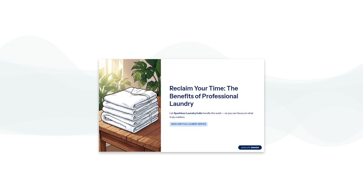 Benefits of Professional Wash and Fold Laundry Services : simplebooklet.com
