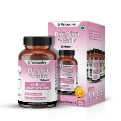Hair, Skin & Nails with Biotin Capsules | Vedapulse Premium Supllement Profile Picture