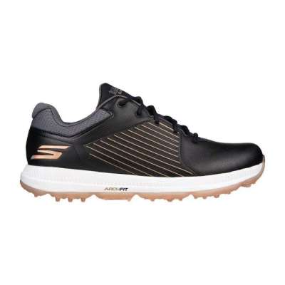 Skechers GO Golf Elite5 Women Shoes - Black/Rose Gold Profile Picture