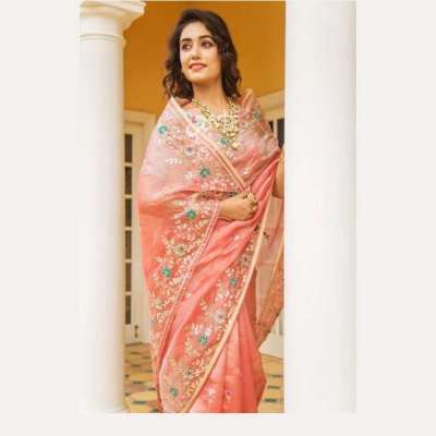 Gajri pure tissue gota patti resham zardozi handwork saree Profile Picture